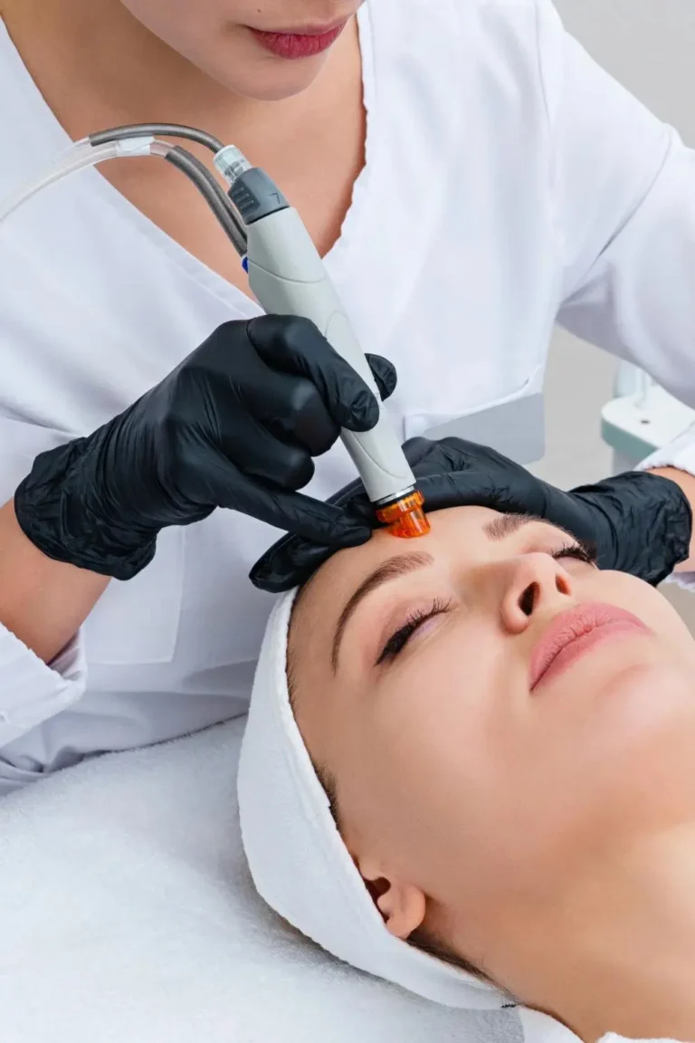 Oczyszczanie wodorowe twarzy w klinice DermaElite w Lesznie
